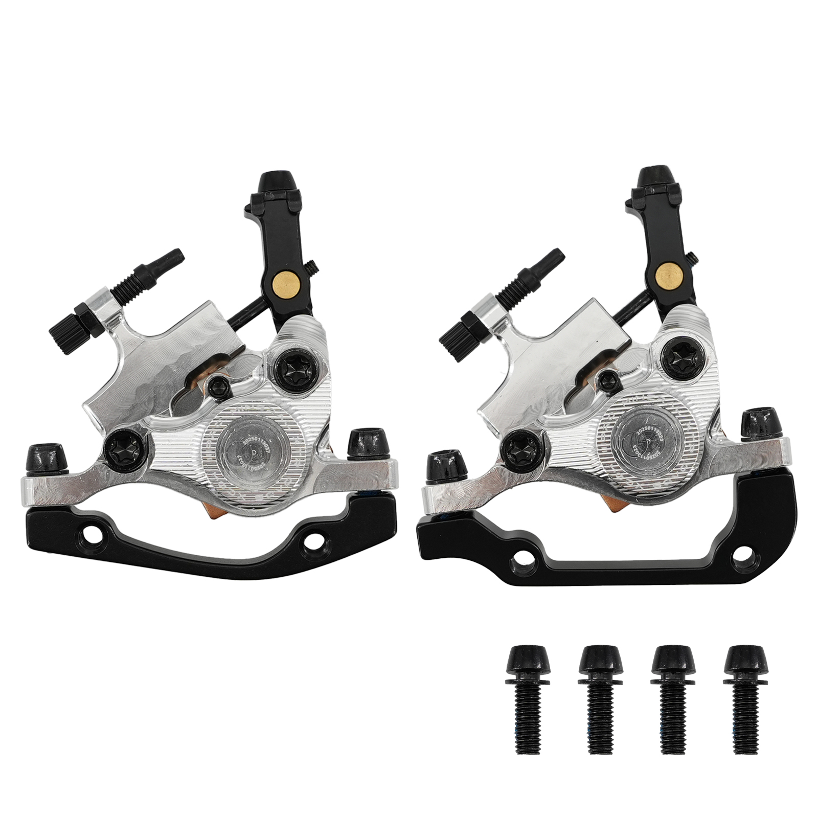 IIIPRO MTB brake caliper cable pulling actuated hydraulic brake 2 pistons aluminum ultra lightweight